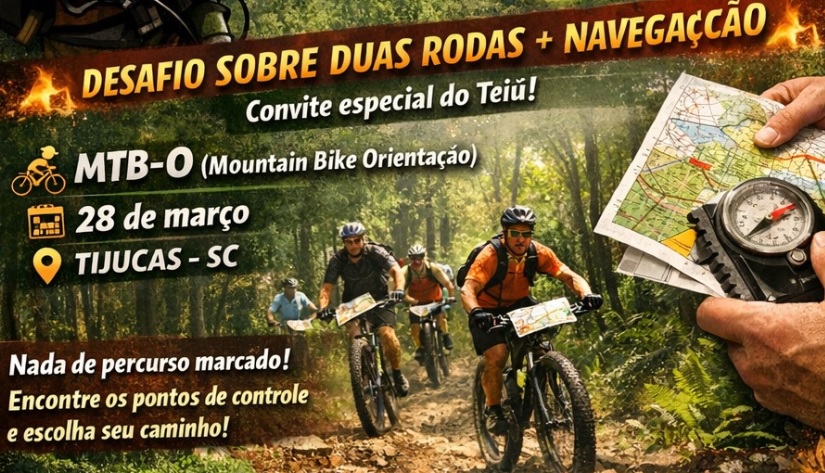 Orientação com Bike e Mapa